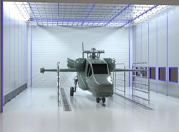 Производство окрасочно-сушильных камер для вертолетов