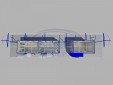 Окрасочно-сушильный комплекс для металлических контейнеров SPK-12.3.5