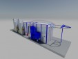 Окрасочно-сушильный комплекс для металлических контейнеров SPK-12.3.5