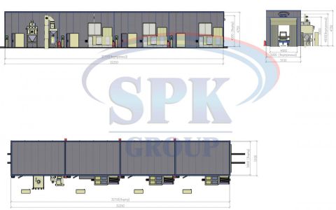 Комплекс подготовки и окраски спецтехники SPK-34.5.4